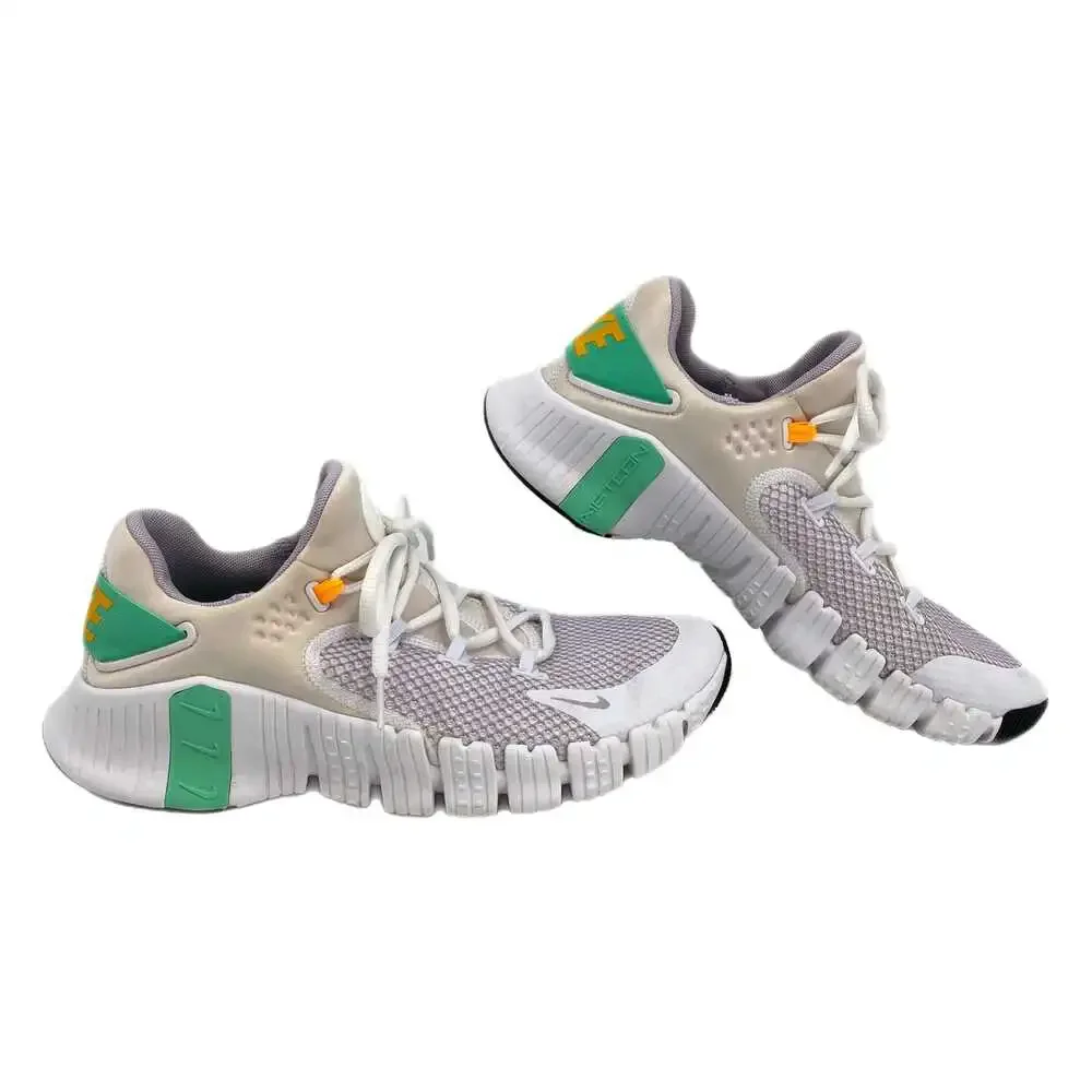Nike White Green Metcon 4 Sneakers | Size 11.5